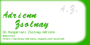 adrienn zsolnay business card